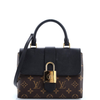 Louis Vuitton Locky Handbag Monogram Canvas with Leather BB