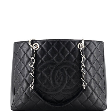 Chanel Grand Shopping Tote Quilted Caviar