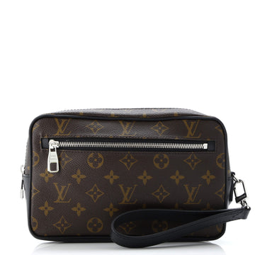 Louis Vuitton Kasai Clutch Macassar Monogram Canvas