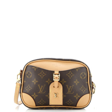 Louis Vuitton Deauville Handbag Monogram Canvas Mini