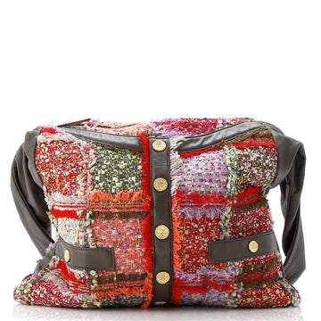 Chanel Girl Bag Tweed and Leather Medium