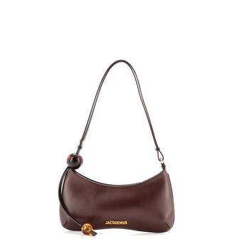 Jacquemus Le Bisou Perle Shoulder Bag Leather