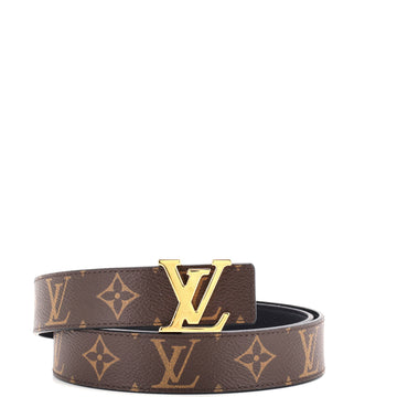 Louis Vuitton LV Iconic Reversible Belt Monogram Canvas and Leather Medium