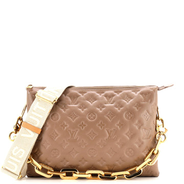Louis Vuitton Coussin Bag Monogram Embossed Lambskin MM
