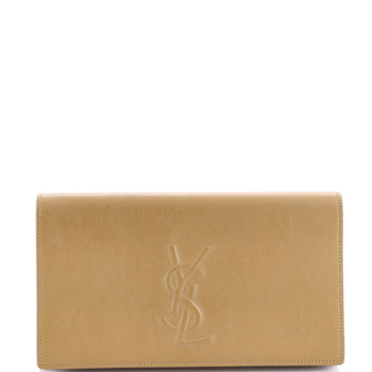 Saint Laurent Belle de Jour Clutch Leather Large