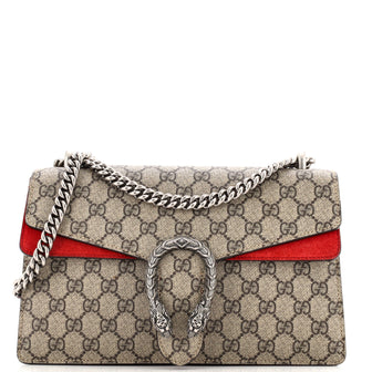 Gucci Dionysus Bag GG Coated Canvas and Leather Small