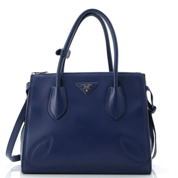 Prada Tassel Twin Pocket Tote City Calf Small