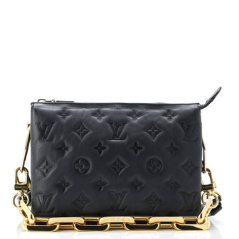 Louis Vuitton Coussin Bag Monogram Embossed Lambskin BB