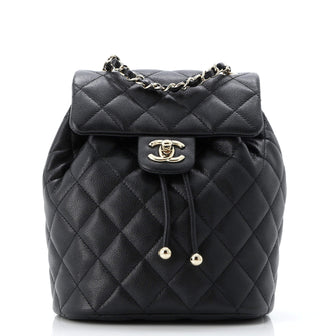 Chanel Urban Spirit NM Backpack Quilted Caviar Mini