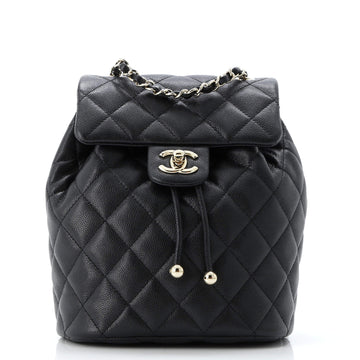Chanel Urban Spirit NM Backpack Quilted Caviar Mini