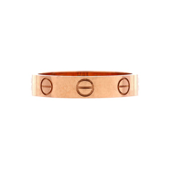 Cartier Love Wedding Band Ring 18K Rose Gold