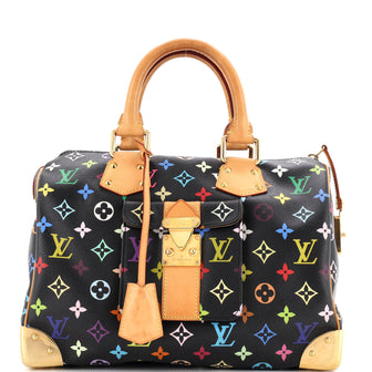 Louis Vuitton Speedy Handbag Monogram Multicolor 30