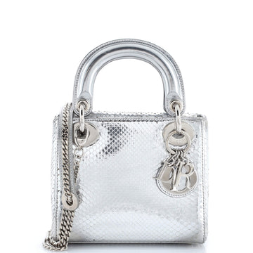 Christian Dior Lady Dior Bag Lizard Mini