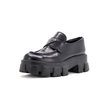 Prada Women's Monolith Loafers Leather