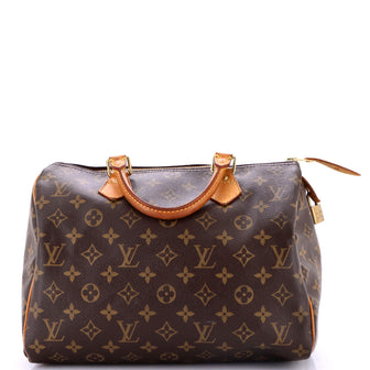 Louis Vuitton Speedy Handbag Monogram Canvas 30