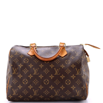 Louis Vuitton Speedy Handbag Monogram Canvas 30