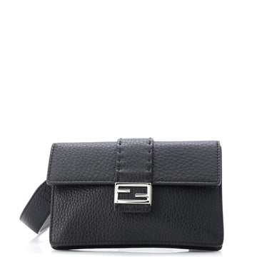 Fendi Selleria Baguette Convertible Pouch Leather