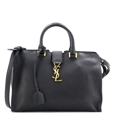 Saint Laurent Monogram Cabas Leather Small