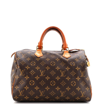 Louis Vuitton Speedy Handbag Monogram Canvas 30
