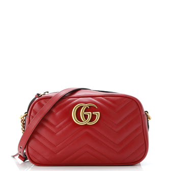 Gucci GG Marmont Shoulder Bag Matelasse Leather Small