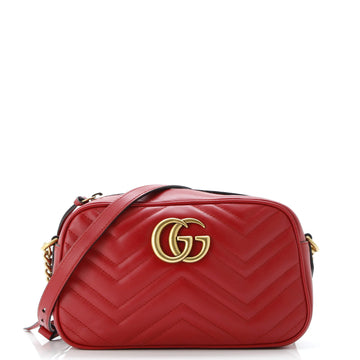 Gucci GG Marmont Shoulder Bag Matelasse Leather Small