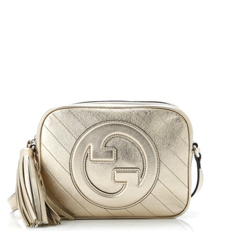 Gucci Blondie NM Camera Shoulder Bag Diagonal Quilted Leather Small
