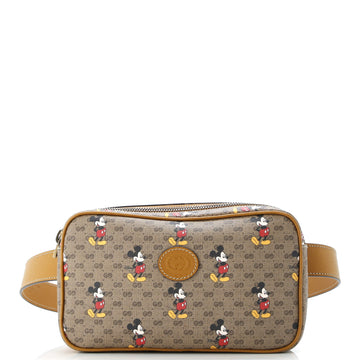 Gucci Disney Mickey Mouse Belt Bag Printed Mini GG Coated Canvas Small