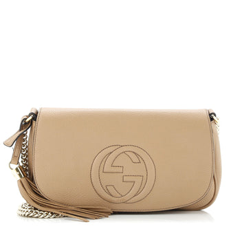 Gucci Soho Chain Crossbody Bag Leather Medium