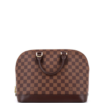 Louis Vuitton Vintage Alma Handbag Damier PM