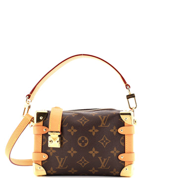 Louis Vuitton Side Trunk Handbag Monogram Canvas PM