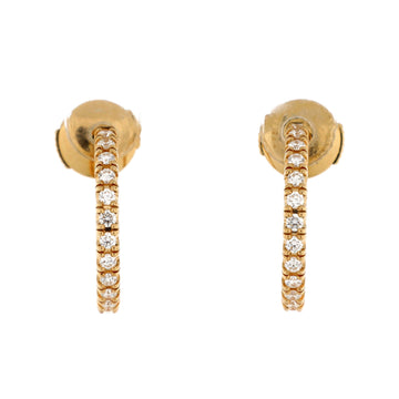 Cartier Etincelle de Cartier Hoops Earrings 18K Yellow Gold and Diamonds Small