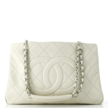 Chanel Timeless CC Shopping Tote Quilted Caviar Medium