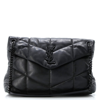 Saint Laurent Loulou Puffer Shoulder Bag Quilted Leather Medium