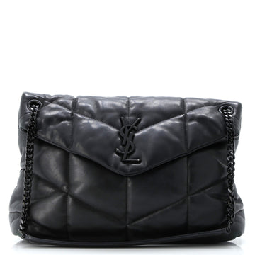 Saint Laurent Loulou Puffer Shoulder Bag Quilted Leather Medium
