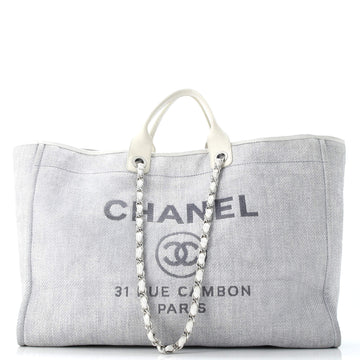 Chanel Deauville Tote Raffia XL