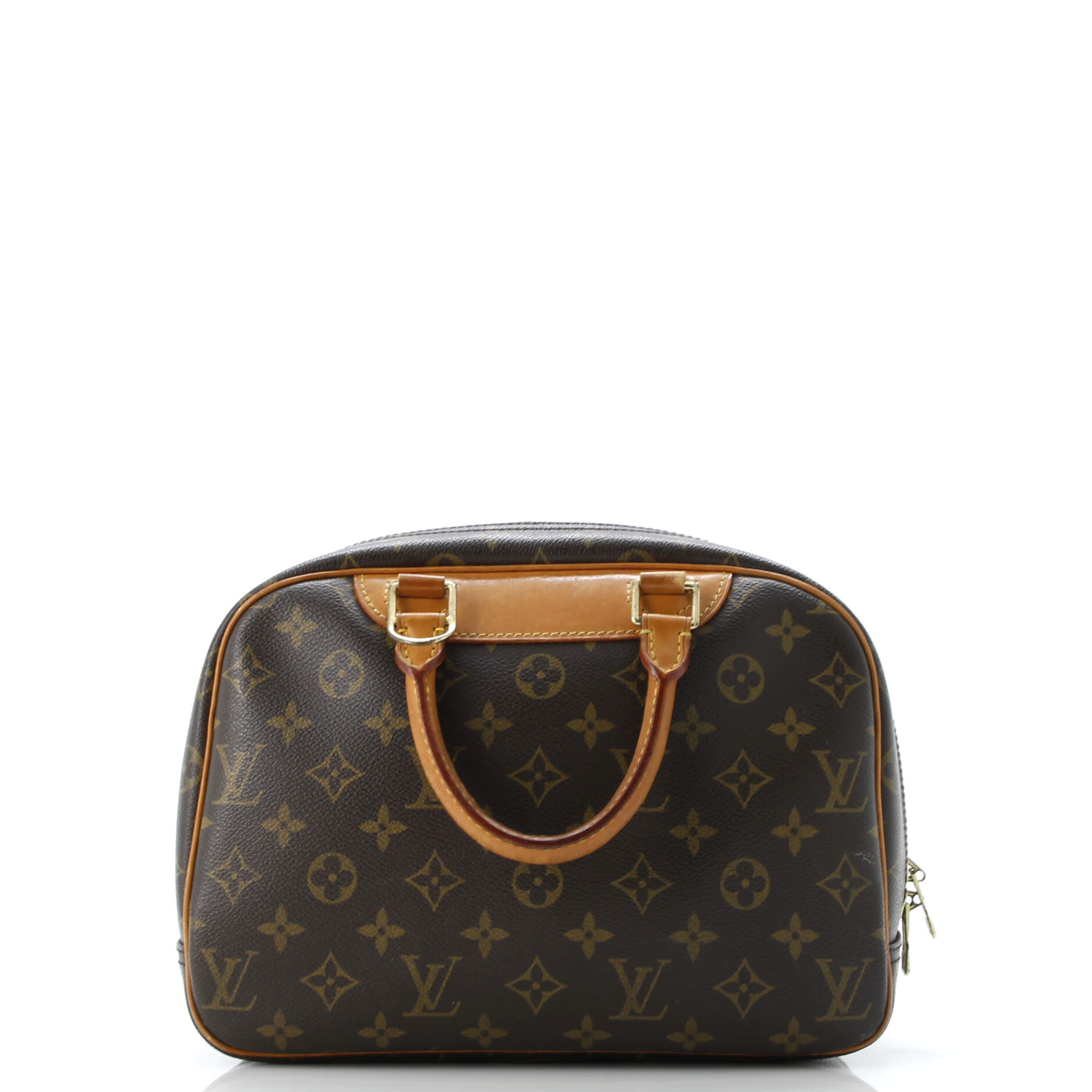 Louis Vuitton Trouville Handbag Monogram Canvas Brown 3475491
