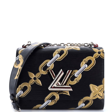 Louis Vuitton Twist Handbag Limited Edition Print Epi Leather MM