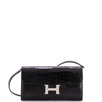 Hermes Constance To Go Wallet Alligator