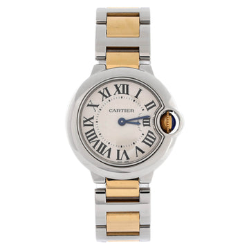Cartier Ballon Bleu de Cartier Quartz Watch Stainless Steel and Yellow Gold 28