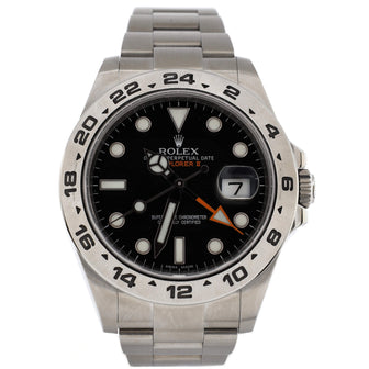 Rolex Oyster Perpetual Explorer II Automatic Watch Stainless Steel 42