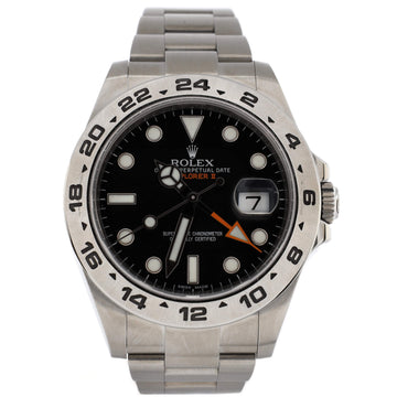 Rolex Oyster Perpetual Explorer II Automatic Watch Stainless Steel 42