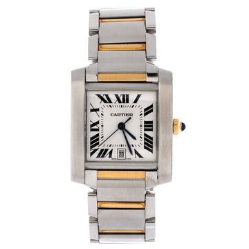Cartier Tank Francaise Automatic Watch Stainless Steel and Yellow Gold 28
