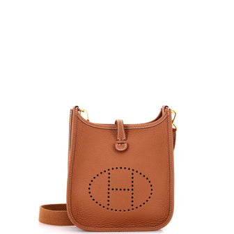 Hermes Long Strap Evelyne Bag Clemence TPM