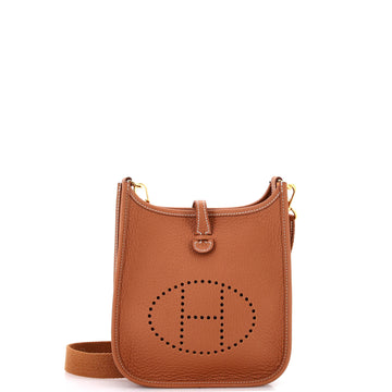 Hermes Long Strap Evelyne Bag Clemence TPM