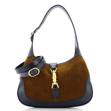 Gucci Jackie 1961 Hobo Corduroy with Leather Small