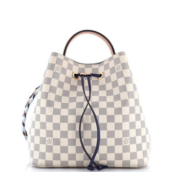 Louis Vuitton NeoNoe Handbag Damier with Braided Detail MM