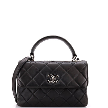 Chanel Trendy CC Top Handle Bag Quilted Lambskin Small