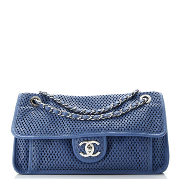 Chanel Up In The Air Flap Bag Perforated Leather Medium
