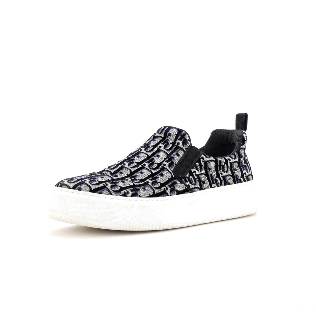 Christian Dior Women's Solar Slip-On Sneakers Oblique Velvet 347877