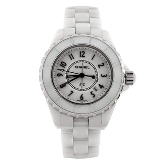 Chanel J12 Quartz Watch Ceramic and Stainless Steel 33